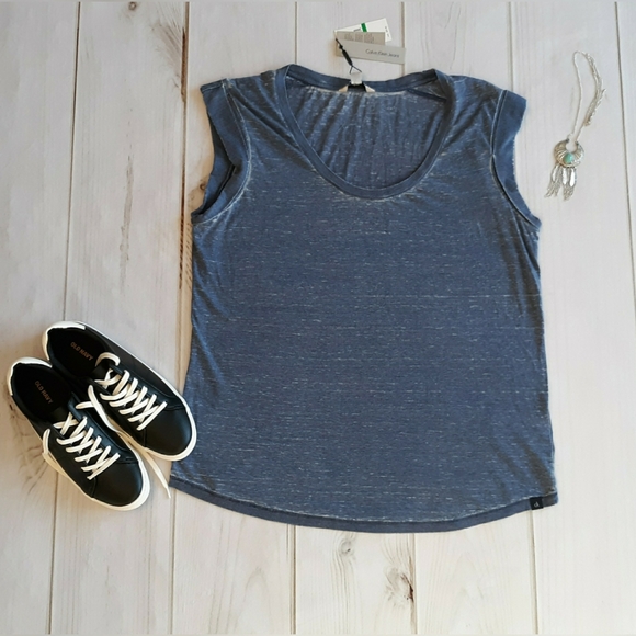 NWT Calvin Klein Vintage Look Set of 2 Muscle T's! - Picture 2 of 7